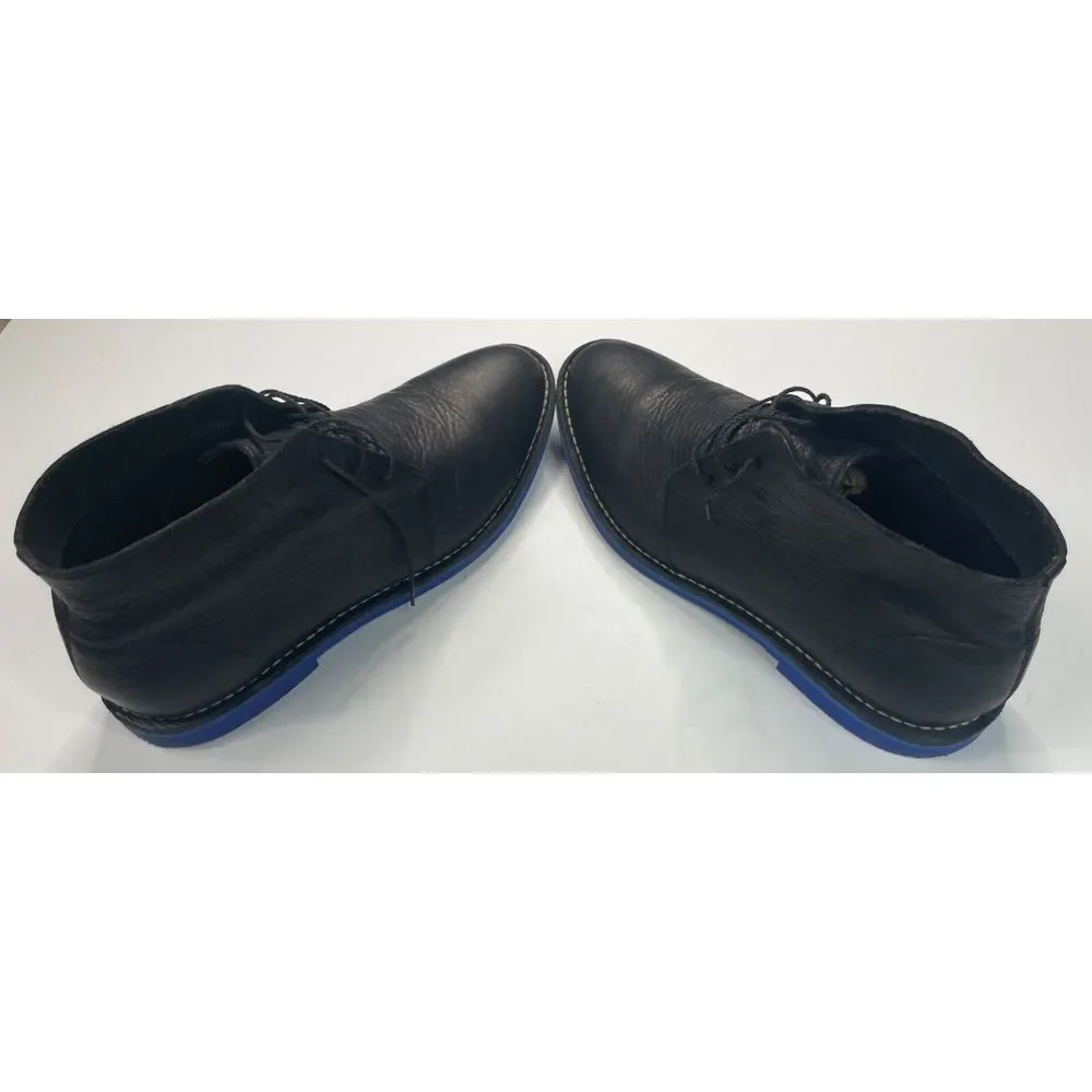 Cole Haan Paul Eva Chukka II Men s Black Tumbled‎ Blue Bottoms Size 13M